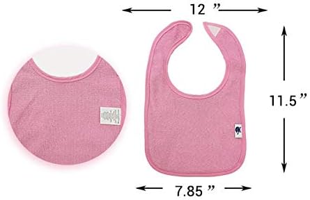 SPINFOX Unisex Cotton Drool Bibs for Infants - Waterproof Feeding Bibs