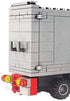 Set 231mm General Jim's Black Semi Truck Building Blocks Highly Detailed Model - Realistic Black Cab, Gray and Yellow