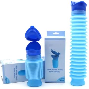 Generic Adjustable Emergency Urinal 750ml, Portable Toilet for Car, Portable Mini Outdoor Camping