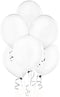 PMU Balloons 11 Inch Party-Tex Pearl, White, 25 Count Package