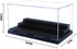 Minifigure Display Case for Action Figures Blocks, Dustproof Acrylic Display Box Storage with 3 Movable Steps for Collection Models Minifigures, Bricks Blocks Toys