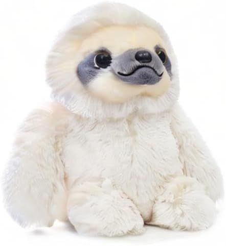 Winsterch Cute Sloth Stuffed Animal Toy, Small Plush Sloth Teddy Bear for Kids Birthday Gift