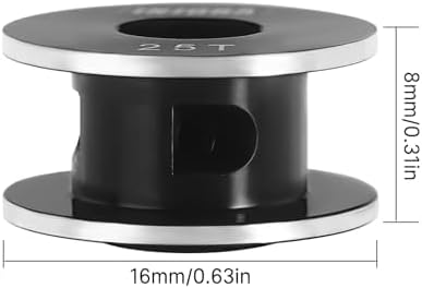 35KG 360 25T 8mm*16mm Winch SCX10 Model(8mm*16mm) INJORA Digital Servo Waterproof Rotation and Servo Spool for PRO RC