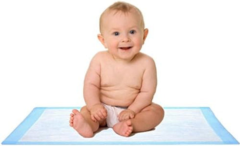 BrightCare Disposable Baby Changing Pad Liner - Economy Pack 50 Count (17 x