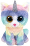 Beanie Baby Heather unicorn Cat Stuffed Animal Plush (6inch)