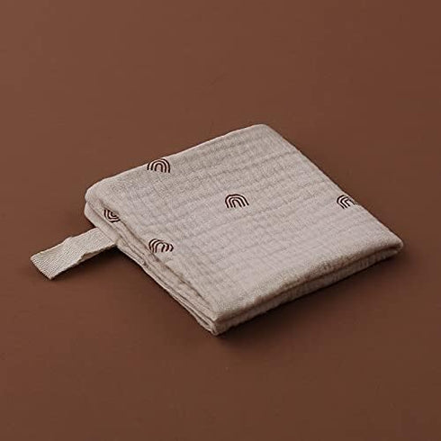 HYROOY 5 Pcs Towel Baby Face Cloth Baby Bath Towel Handkerchief Cotton Burp Cloth Soft Absorbent Gauze Kindergarten
