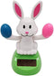 Solar Powered Toy Shaking Head Rabbit Statue, Dancing Toy Rabbit for Car Dashboard Decorations
