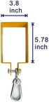Heavy Duty Steel Swing Hangers for Wooden Sets, Includes Snap Hooks for 4"x6" Beam (Yellow, Set of 4)