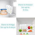 8oz Pack 120 Zomee Breast Milk Storage Bags Leakproof Double-Zip Seal, Self-Standing, Easy-Pour Design, Freezer Safe