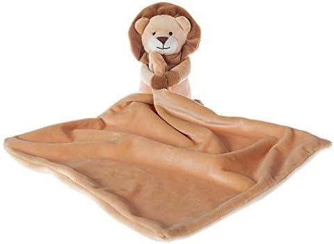 Apricot Lamb Stuffed Animals Security Blanket, Yellow Lion Infant Nursery Character Blanket