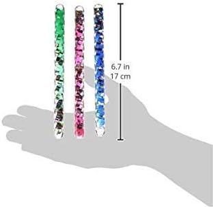 6.5 Inch (1 Randomly Star Magic Spiral Glitter Wand Hand Fidget Wonder Tube Select Wand)