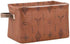 Closet 1 Pack Western Bull Boho Rectangle Storage Basket Collapsible Storage Bin for Nursery Books Waterproof Baskets