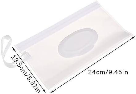 Xinjincang 3Pcs Set White Wipe Case Travel Holder Keeps Wipes Moist of Wet Wipes Holders Cases Portable Travel On The