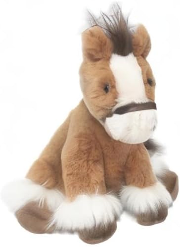 10-Inch MON AMI Truffles The Horse Stuffed Pony Toy for Boys & Girls | Soft Farm Plush Horse | Playtime Companion |