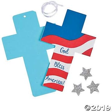 Patriotic Faith Ornament Craft Kit for Kids, Fun Home Activities