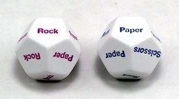 Koplow Games d12 Dice (2) - Rock Paper Scissors