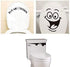 POPIGIST 3pcs Combo Washroom Room WC Toilet Seat Stickers Put ME Down Monster Smiley Face Wall Art Decal Sticker Funny