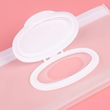 Set White Wipe Case Travel Holder Keeps Wipes Moist of Wet Wipes Holders Cases Portable Travel On The Go Refillable