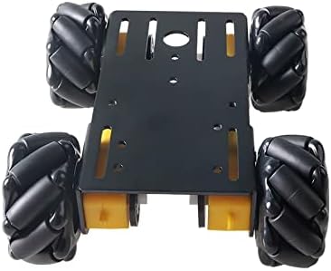 Professional 60mm Mecanum Wheel Car Chassis MC100 for Arduino/Raspberry Pi, Remote Control 4WD Metal Kit
