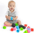 Jumbo Nuts and Bolts for Toddlers - 40 Pcs Screw Toys with Storage Tote and Book - Occupational Therapy Shape Sorter