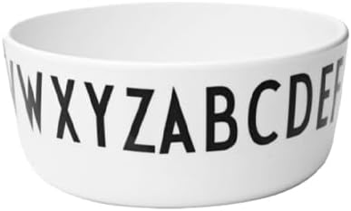 Design Letters Kids Alphabet Melamine Bowl for Salads, Pasta & Snacks, 20201002BOWL