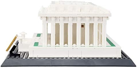 Lincoln Memorial Building Block Set, 979 Pieces - Washington D.C. Landmark Architecture Model for Kids & Adults