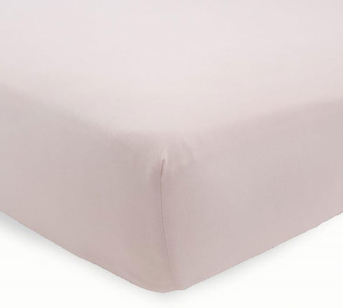 Little Unicorn Soft Blush Stretch Knit Crib Sheet - Premium Comfort for Your Baby