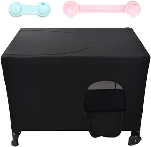 Katai Premium Pack N Play Blackout Canopy Tent Breathable Travel Crib Cover