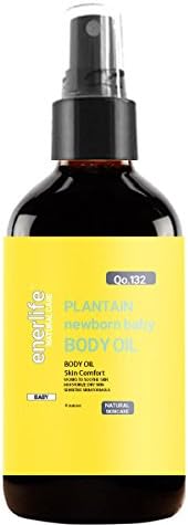Enerlife Plantain Essential Newborn Baby Oil (Calm Itch, Reduce Scratching, Flakes, Dry Skin)