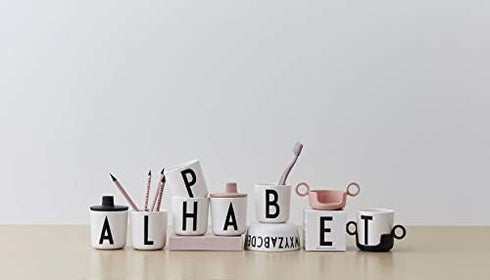 Design Letters Kids Alphabet Melamine Bowl for Salads, Pasta & Snacks, 20201002BOWL