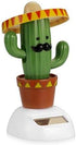Cactus Solar Powered Shaking Head Dancing Car - Dashboard Decoration Toy Gift