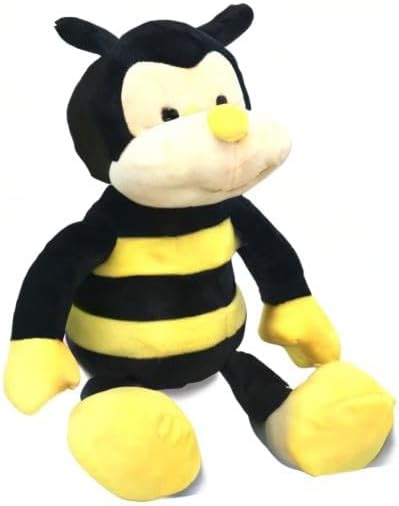 Garden Buzz Cuties Nana The Bee - Plush Bumblebee Stuffed Animal with Smile Face and Yellow Wings