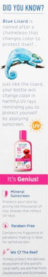 Baby Mineral Sunscreen by Blue Lizard with Zinc Oxide | Water Resistant, SPF 50, Fragrance Free, 5 Fl Oz