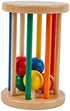 Tiger Montessori 6-12 Spinning Drum Toy Play Kit for Months Infant,Wooden Spinning Rainbow Baby Toys, Learning