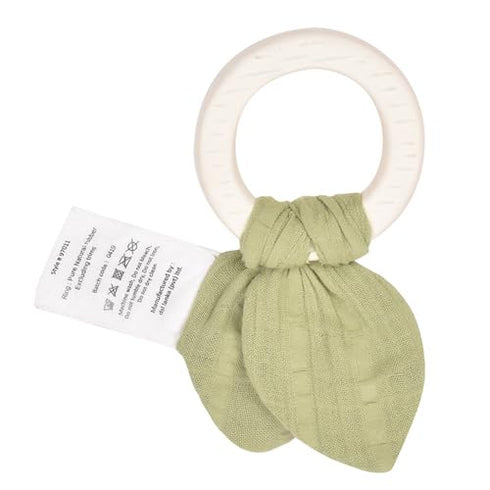 Tikiri Green Teething Ring - Safe Baby Toy
