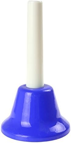 OriGlam 8 Set Note Diatonic Metal Hand Bells Musical Instrument for Musical Percussion Instrument