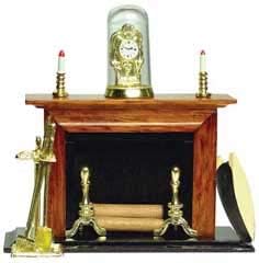 Aztec Imports, Inc. Dollhouse Miniature Regal Fireplace