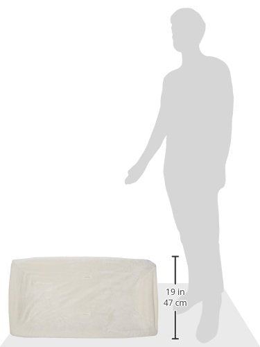 Soft Touch Ecru Changing Pad Cover - Standard Size for Nursery