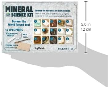 STEM Toy Mineral Science Kit - Geology Rock Specimen for Young Geologists