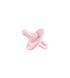 Lee Lee + Me 2-Pack 100% 0-18 Lee Lee and Me Newborn Pacifier - Powder & Blush - Medical Grade Silicone Paci