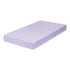 Everyday Kids 2-Pack Fitted Crib Sheets, 100% Soft Microfiber Baby Sheet, White and Lavender Nursery Sheets