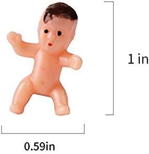 36pcs Mini Plastic Babies for Baby Shower, ice Cube Game, Party Decorations, Baby Toys