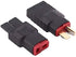 2Pair No Wires T Plug Male Female Adapter, Wireless Connector for RC FPV Drone Car Lipo NiMH Battery Charger ESC