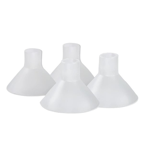 BeauGen Breast Pump Flange Inserts Soft Stretchy Plastic Cushions for Pumping Comfort,