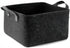 GUOZI Storage Basket, Collapsible Rectangular Felt Storage Bins with PU Handles, Large Laundry Basket Storage Solution