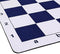 Professional Club & Tournament Chess Boards - Standard Vinyl Roll Up (2.25" Square, Blue Rubber)
