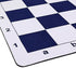 Professional Club & Tournament Chess Boards - Standard Vinyl Roll Up (2.25" Square, Blue Rubber)