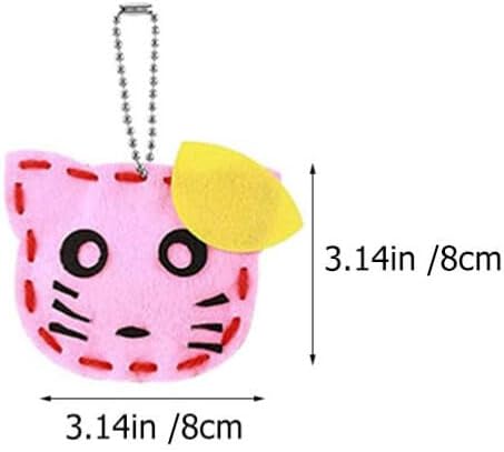 Educational 12 Pcs Sewing Kit, Stuffed Animal Sewing Kit DIY Felt Animals Craft Kit for Beginners Girls Boys.