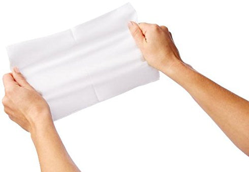 Medline Ultrasoft Disposable Dry Cleansing Cloths, Fragrance-Free, 50 per Bag, 10 x 13 inches