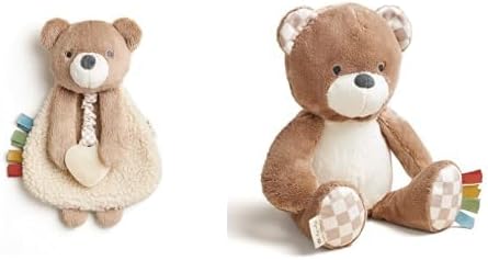 Itzy Ritzy Bear Plush Bundle - Includes Bear Lovey with Teether & Bear Plush